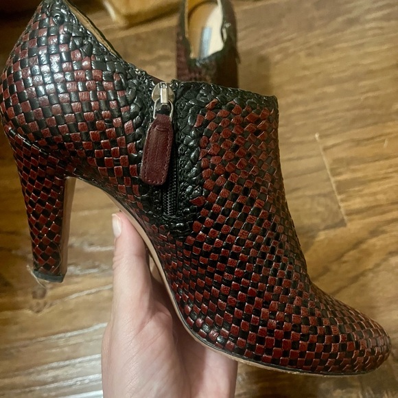 Prada Woven Leather Booties **RARE** - Picture 6 of 10